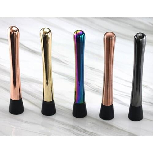 Steel Broken Popsicle DIY Bar Cocktail Shaker Mixer Mashing Ice 20.5*3.3cm About Cube Tool Y3O4