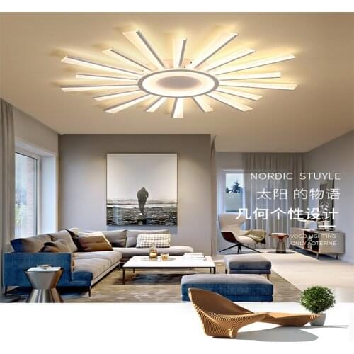 Led Ceiling Lamp Living Room Small Apartment Home Bedroom Creative Model Personality Simple Modern Atmosphere Nordic Style Hall