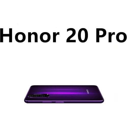 Global Rom Honor 20 Pro 4G LTE Mobile Phone 48.0MP Kirin 980 Fingerprint 8GB RAM 256GB ROM GPS 6.26" Full Screen 22.5W Charger