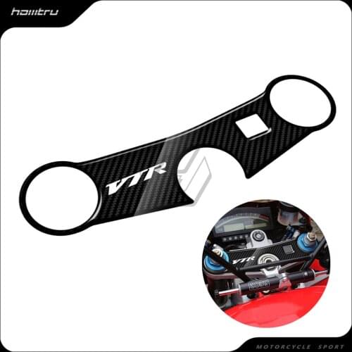 3D Carbon-look Upper Triple Yoke Defender Case for Honda VTR SP1 / SP2 Up To 2001