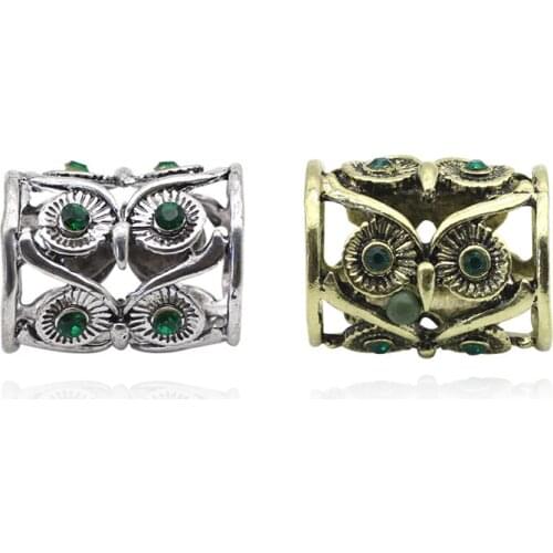 Vintage Charm Hollow Out Owl Scarf Buckle For Women Crystal Antique Bronze Retro Brooches Wedding Xmas Brooch Pins 2019