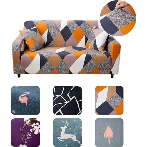 High Quality Stretchable Spandex Elastic Sofa Covers for Sofa and Armchairs Cover for Corner Sofa Covers for Living Room L Shape