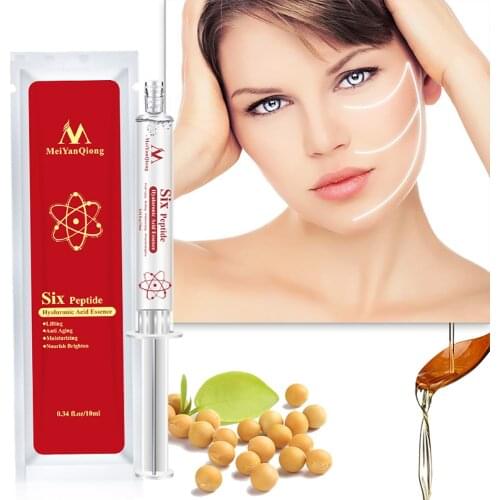 10ml Facial Essence Six Peptides Original Liquid Water Light Needle Application Essence Moisturizing Anti-aging Facial Treatment
