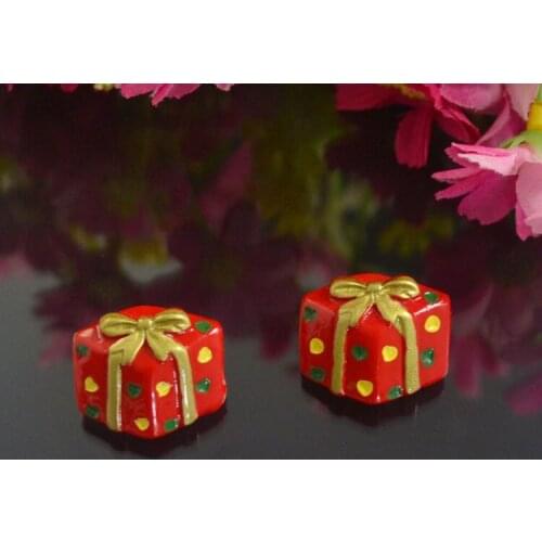 10pcs/lot resin flat backChristmas gift 20*24mm crafts for DIY Hair Bow Center Deco Craft