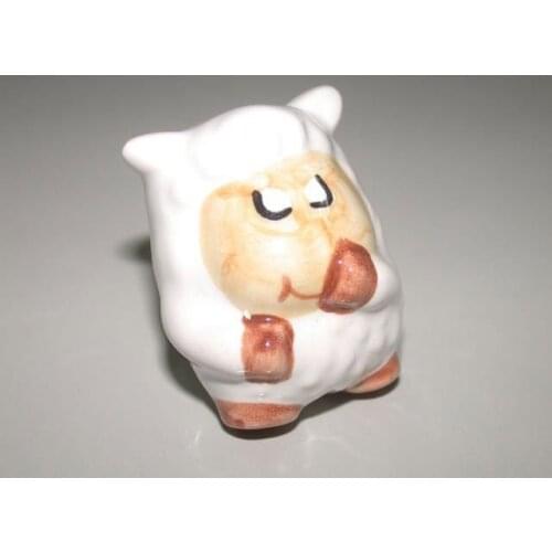 12pcs lot free shipping Porcelain sweet sheep cartoon cabinet knobs