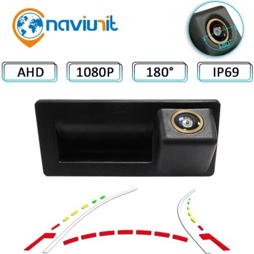 180 degree Night vision 1080P AHD hd Car Reverse Vehicle Rear view camera For Volkswagen VW Vento Polo Sedan facelift 2016-2019