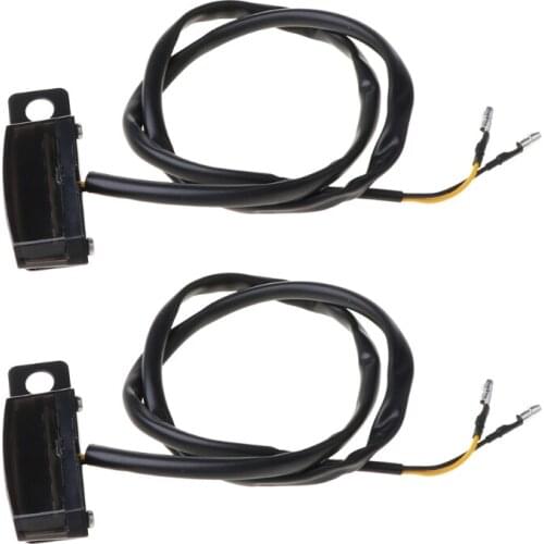 2pcs Smoke Mini LED Motorcycle Turn Signal Indicators Front Rear Blinker Lights Water & Vibration Proof