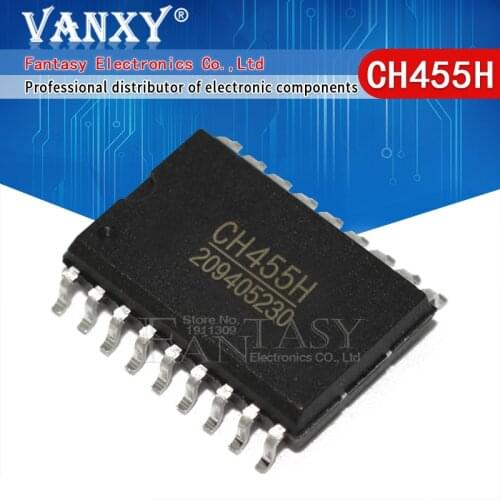 5pcs CH455H SOP-18 keyboard controller p digital tube driver authentic