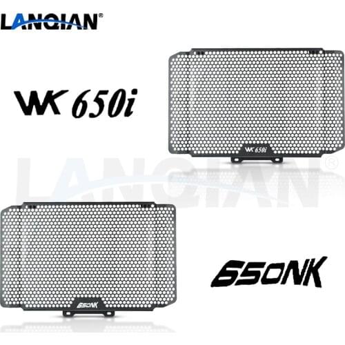 For CF Moto 650NK WK650i Motorcycle Aluminum Radiator Grille Guard Cover 650 NK WK 650i 2013 2014 2015 2016 2017 Accessories