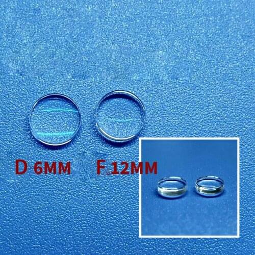 D6F12 Molded Glass Aspherical Lens Optical Straight Laser Tube Module Focusing Lens