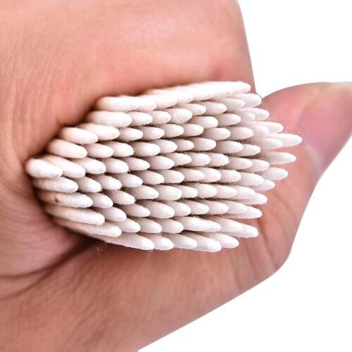 100pcs Wood Cotton Swab Cosmetics Permanent Makeup Health New Ear Jewelry Clean Sticks Buds Tip Wood Cotton Head Swab