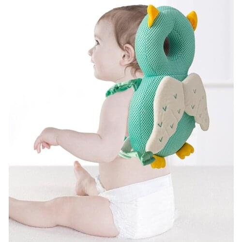Baby head protection pillow soft cotton protection child kids protective cushion backpack cartoon infant anti-fall pillow