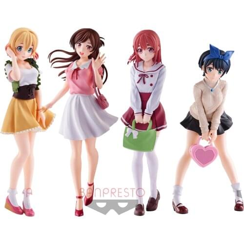 Judai Original Banpresto Anime Kanokari Mizuhara Chizuru Nanami Mami Sakurasawa Sumi Sarashina Ruka PVC Action Figure Model Toys
