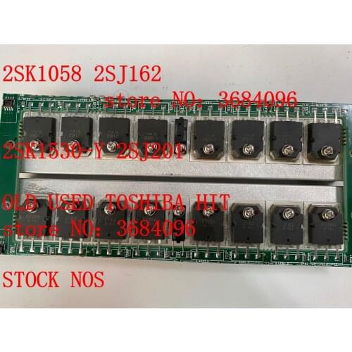 K1058 2SK1058 2SJ162 J162 TO-247 old used FREESHIPPING 2pair-100pair/LOT remove the circuit board and leave the transistor