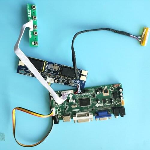 Kit for M201EW02 V1 1680X1050 VGA DVI 30pin Controller board 20.1" HDMI Driver LVDS 4 lamps M.NT68676 DIY Screen Panel