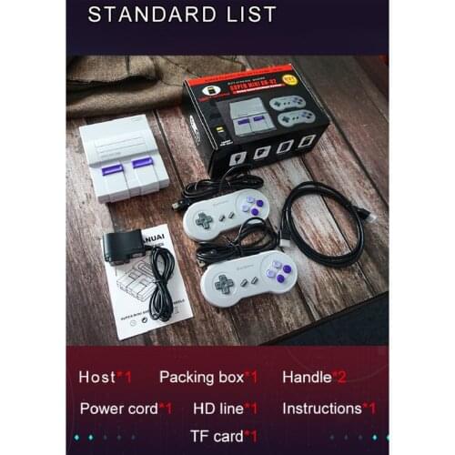 1Set Super Mini High Definition Game Host Built-in 821 NES Games Machine Console