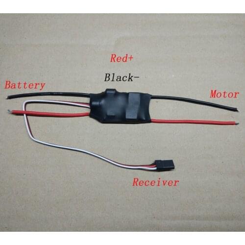 1PC 10A 15A 25A High Power Brushed ESC DC Dual Way Brush Speed Controller 2S 3S 4S 5S 6S DIY Parts for RC Aircraft FPV Drone