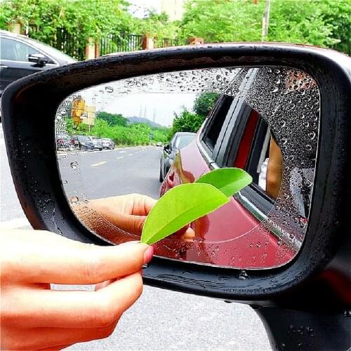 Car Rainproof Film Car Car Rearview Mirror protective Rain proof Anti fog Waterproof Film Membrane Car Sticker Accessories