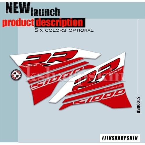 New 3D Gel Motorcycle Front Fairing Sticker Protector Number Board Moto decoration decals Suitable for BMW S1000RR