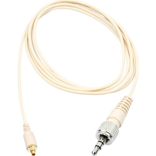 New Headset Microphone Adapter Cable with Screw Disassembly 3.5mm Screw Mini XLR 3pin XLR 4pin 3.5mm Stereo for Microphones