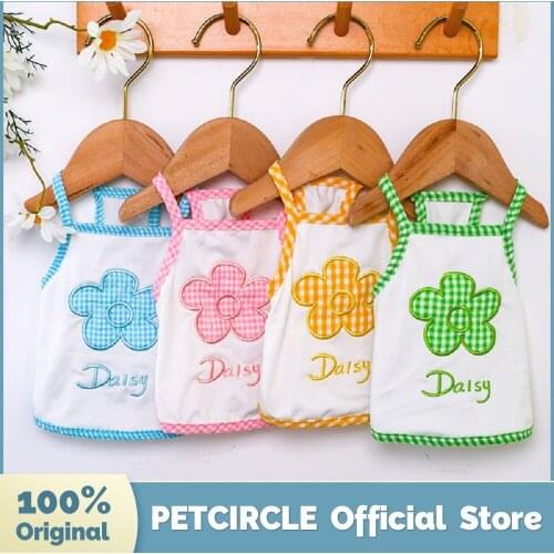 PETCIRCLE Dog Clothes Summer Cool Daisy Vest Shirt For Small Dog Puppy Pet Cat Spring & Summer Pet Cat Costume Pet Clothes Vest