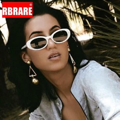 RBRARE Vintage Oval Sunglasses Women Luxury Brand Designer Sunglasses Women 2021 High Quality Gafas De Sol Hombre Shades Women