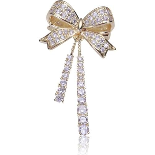 RED TREES Brooches Bow On Clothes