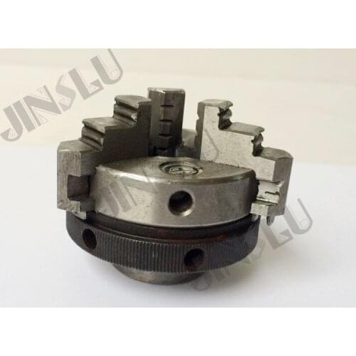 Three jaw chuck K01-50 self-centering lathe chucks pocket type chuck M14*1 thread