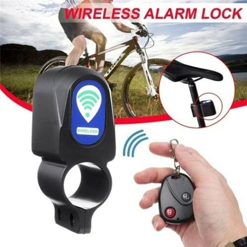 Bicycle Bike Security Anti-theft Wireless Alarm Lock System+Remote Control Wireless Alarm Lock Bicycle Bike Security System
