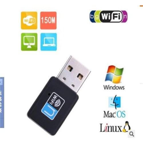 10pcsWireless Mini Usb Wifi Adapter 150Mbps Wireless Network Card Wifi Adapter Ethernet Usb Wi-fi Adapter Support Desktop Laptop