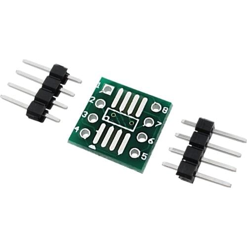 10PCS/LOT MSOP / SOIC / TSSOP SOP8 turn DIP8 IC adapter Socket / Adapter plate / PCB PB-FREE