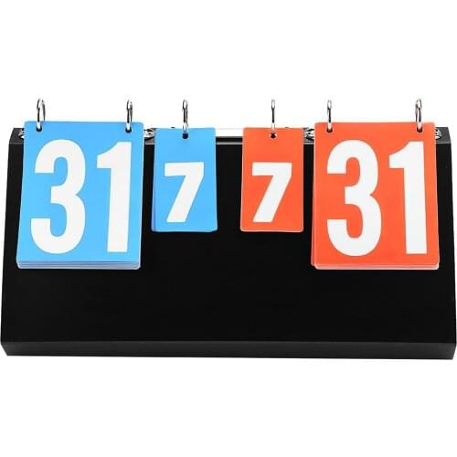 4 Digit Score Board Basketball Referee Soccer Sports Scoreboard For Football Badminton Volleyball Table Tennis Accessories