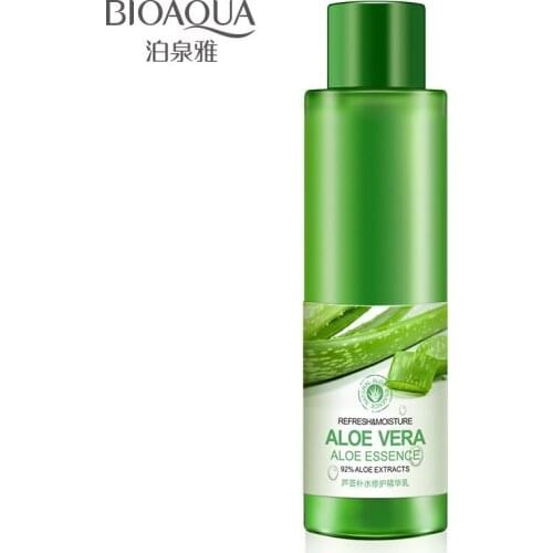 Bioaqua Aloe moisturizing essence milk 92% moisturizers contractive pore containment moist