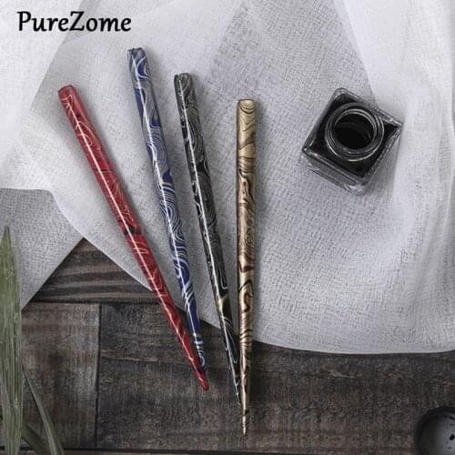 Wood Craft Script Antique Dip Pen Oblique Calligraphy Pen Holder Ink Calligraphy Tools