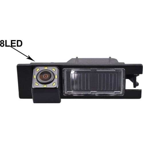 For holden Opel Astra H Zafira B Corsa D Vectra Haydo Fiat Grande Punto Hideo Regal Car back reverse parking Camera 8 LED light