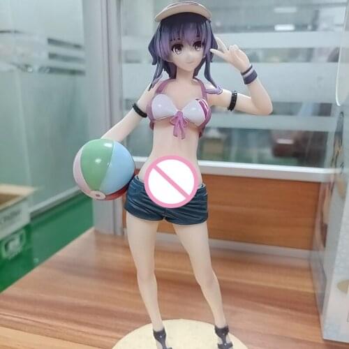 How To Raise A Passerby Heroine Hyodo Michiru Anime Action Figure Swimsuit Can Undress Standing Posture Sexy Girl PVC Model Doll