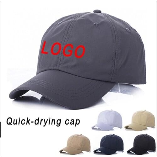 Summer Quick Drying Cap Outdoor Sports Baseball Hats for Men&Womens customization Golf capsTennis Running Hiking Camping