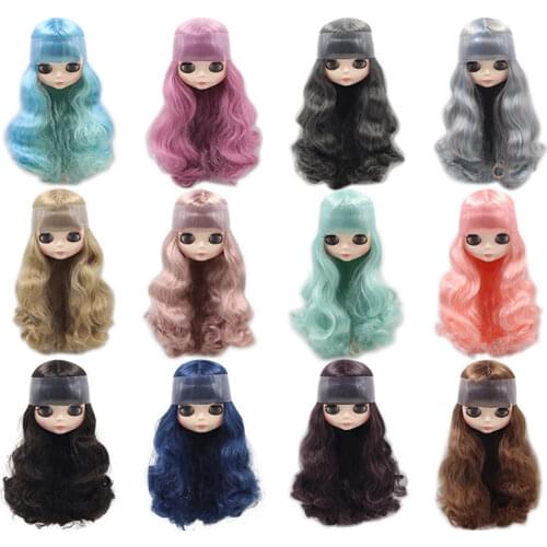 ICY DBS Blyth doll head with face eyes hair without body suit for diy joint azone pure neemo 1/6 bjd ob24