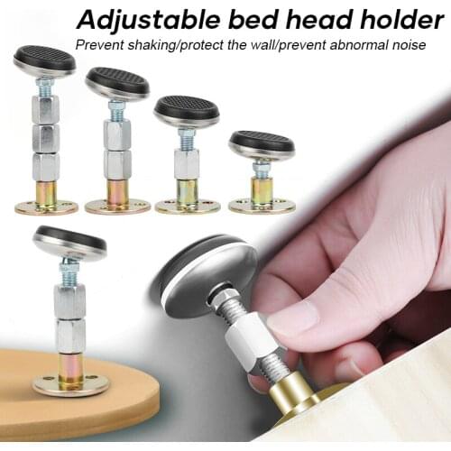 Adjustable Threaded Bed Frame Anti-Shake Tool Headboard Stoppers Protect The Wall from Banging For Home J2Y