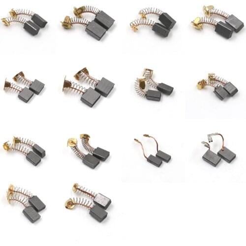 10 Pairs Carbon Brushes 5x8x12mm Power Tools Spare Parts for Electric Motors Angle Grinder