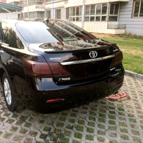 Car Styling Exterior High Qulity ABS Plastic Unpainted Primer Rear Wing Spoiler Cover For Toyota Camry 2007 2008 2009 2010 2011