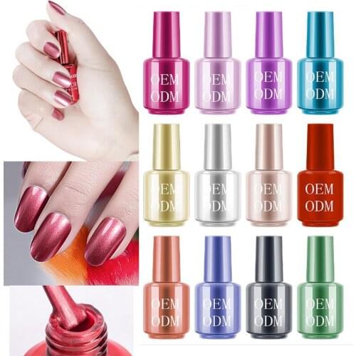 8ML Luminous Glue Phototherapy Nail Glue Nail Polish Glue Sealing Glue esmalte semipermanente vernis ongle normal 12-ColorS