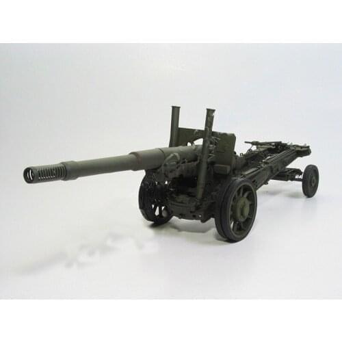 1:25 USSR ML-20 Heavy Gun DIY 3D Paper Card Model Building Sets Construction Toys Educational Toys Military Model