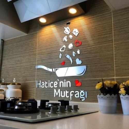 Modern Plexiglass Kitchen Mirror | Kitchen Ornament vase jarrón ваза vaso مزهرية