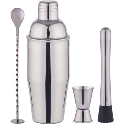 1 Pcs Stainless Steel Bar Cocktail Shaker Barware Tools Drink Bartender Strainer Cocktail Spoon Cocktail Making Tools