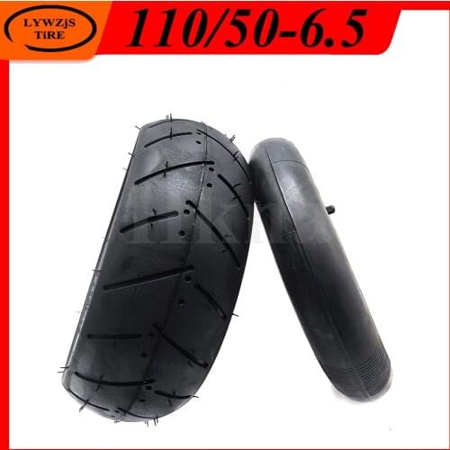 110/50-6.5 Tire Inner Tube Outer Tyre for 49cc Mini Motorcycle Dirt Bike 11 Inch Rear Wheel Wear Resistant Tire