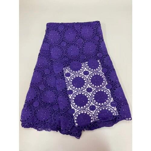 African lace fabric embroidered Nigeria guipure lace thread lace fabric high quality stone mesh evening dress R39881