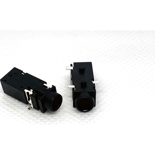 Free 10 pcs/lot 3.5mm audio connector 5-pinDIP SMD headphone jack pj-328 stereo factory high temperature 260