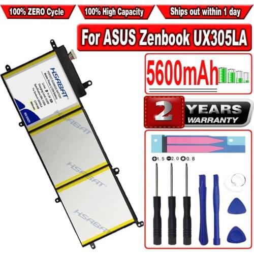 HSABAT 5600mAh C31N1428 Battery for ASUS Zenbook UX305L UX305LA UX305UA 3ICP5/91/91