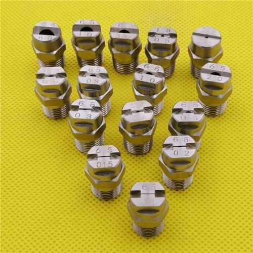 HVV flat fan spray water nozzle industrial/factory washing nozzle car washing cleaning low pressure dust removal cooling nozzle